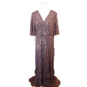 Mac Duggal Sequin Embellished Gown, Size 22W NWT